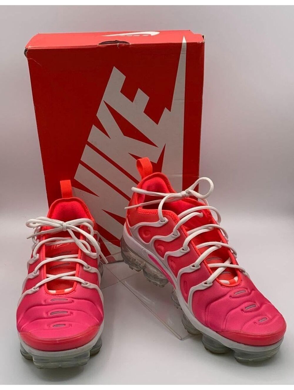 Nike Air Vapormax Women's 11 Pink Red Platinum Tint Flash Crimson